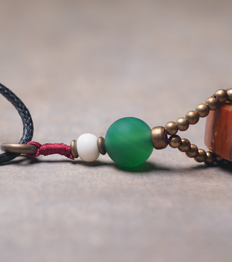 【Yak Contract】Smoked Ox Bone Necklace